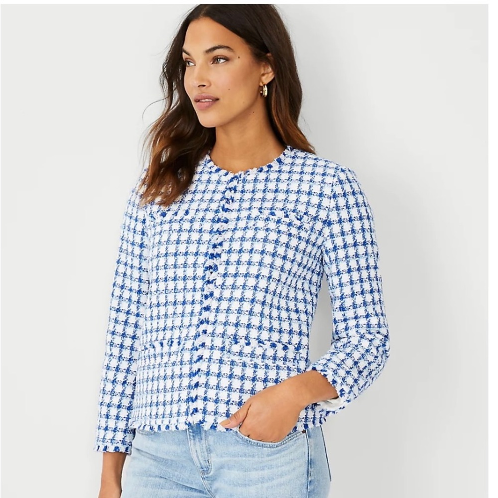 Ann Taylor Fringe Jacket. NWT and still available online from Ann Taylor.